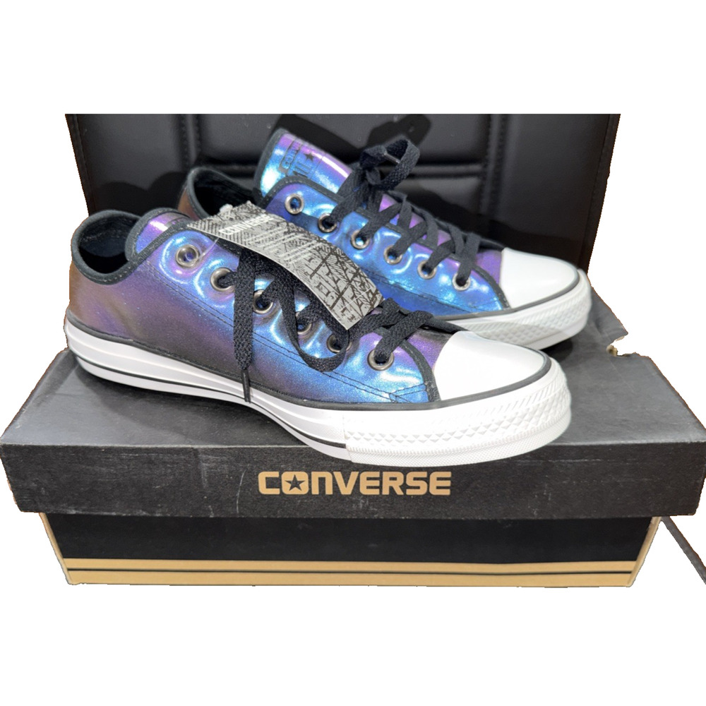 Converse Iridescent Chuck Taylor All Star Low Top Sneakers 8